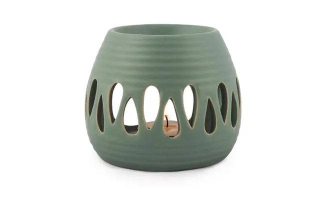Duftlampe Dråbe Grøn - 8 Cm