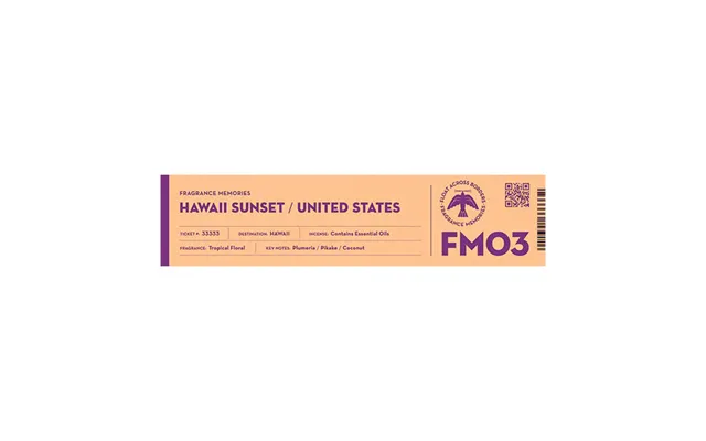 Fragrance Memories - Hawaii Sunset