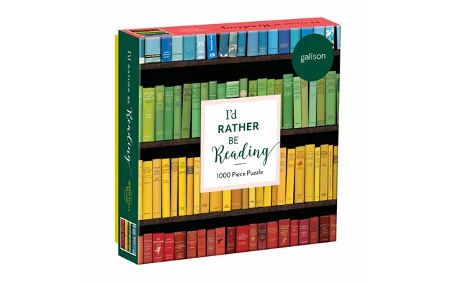 I'd Rather Be Reading - Puslespil Med 1000 Brikker