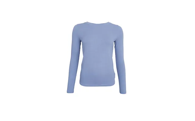 Langærmet Dame T-shirt - Lys Blå