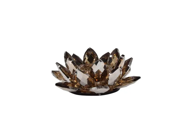 Lotus Lysestage Med Spejleffekt - Amber