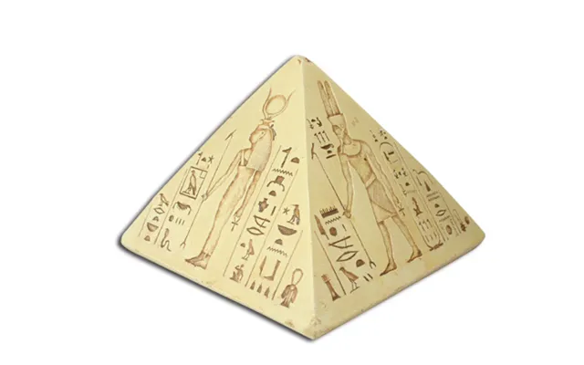Pyramide Med Ægyptiske Guder Og Hieroglyffer