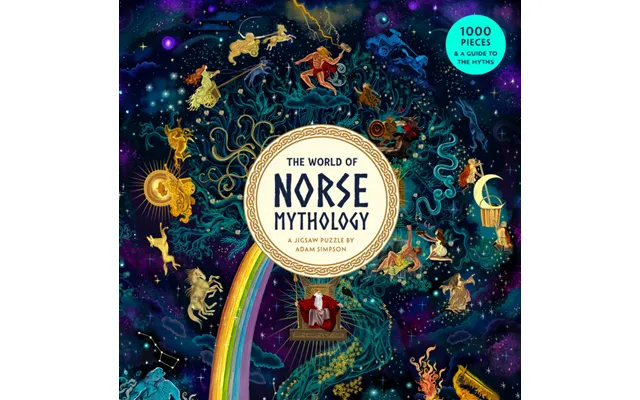 The World Of Norse Mythology - Puslespil Med 1000 Brikker