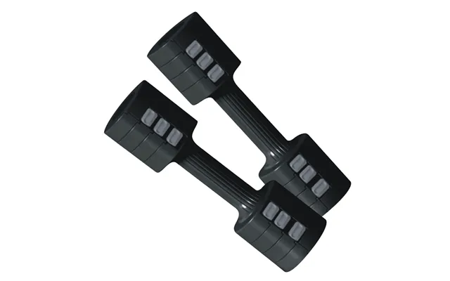 Asg Justerbart Håndvægtssæt 2 X 2,5 Kg Sort
