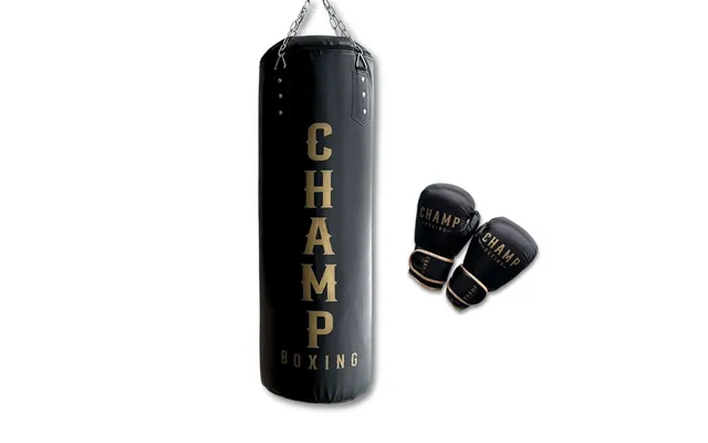 Champ Boksesæt 18 Kg - Sort Guld