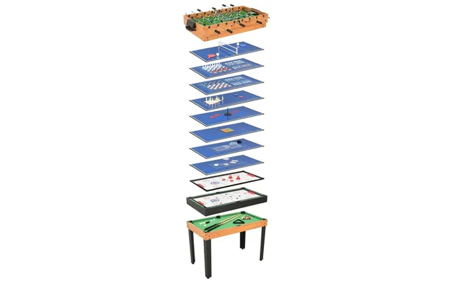 15-i-1 Multi-spillebord 121 X 61 X 82 Cm - Ahorn Sort product image