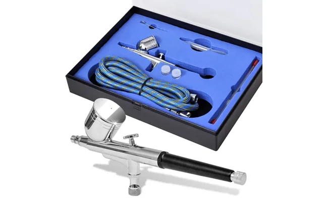 Airbrush-sæt Med 0,2 0,3 0,5 Mm Dyser - Sprøjtepistol Til Modelmaling, Kunst Og Negle