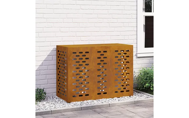 Aircondition Cover I Cortenstål - Rusten Look, 110 × 50 × 80 Cm