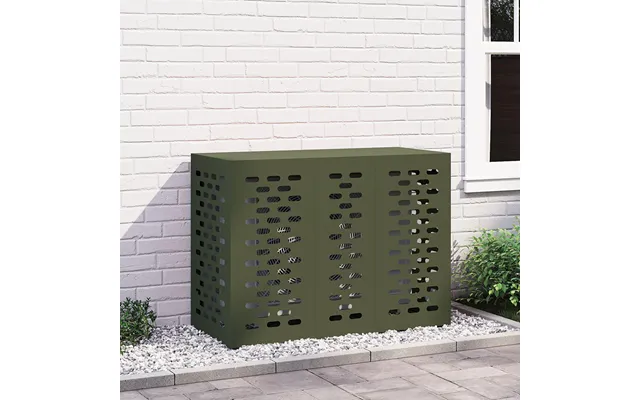Aircondition-cover I Stål - Olivengrøn 110 × 50 × 80 Cm