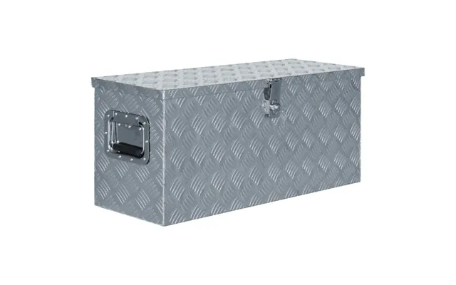 Aluminiumskasse 80 × 30 × 35 Cm - Sølvfarvet Værktøjskasse