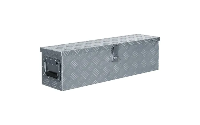 Aluminiumskasse 80,5 × 22 × 22 Cm - Sølvfarvet Værktøjskasse