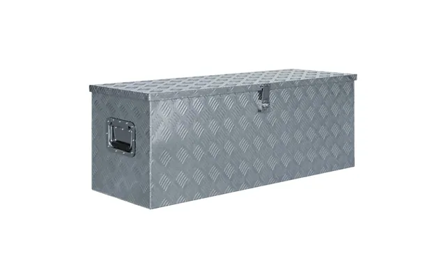 Aluminiumskasse Med Lås - 110,5 × 38,5 × 40 Cm, Sølv