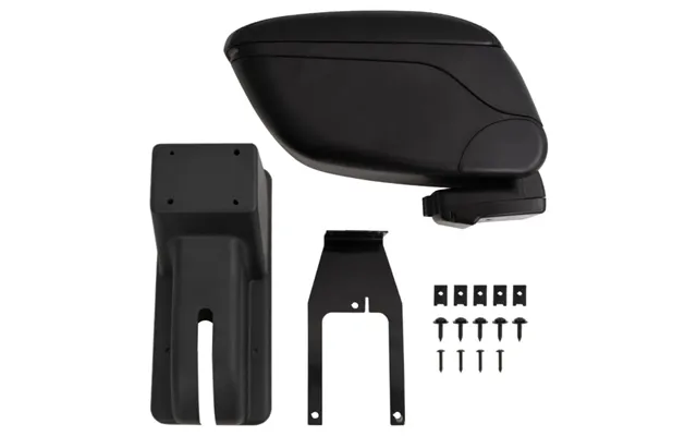 Armlæn Til Bil Med Opbevaring 12×29× 32-46 Cm - Abs, Sort