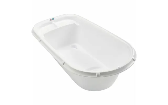 Babybadekar Thermobaby Luxury White Lilly - Hvid 44,5 × 26 × 86 Cm