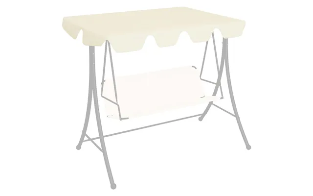 Baldakin Til Havegynge 150 130 × 105 70 Cm - Cremefarvet