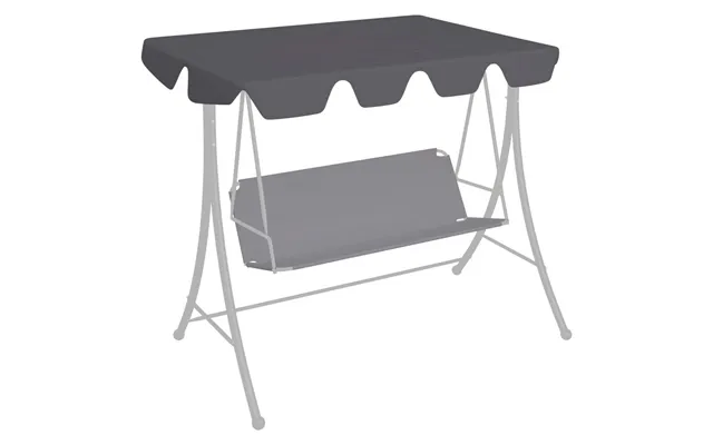 Baldakin Til Havegynge 150 130×105 70 Cm - Antracitgrå
