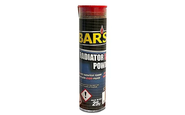 Bars Radiator Stop Powder - Oliebehandling Til Diesel, 25 G