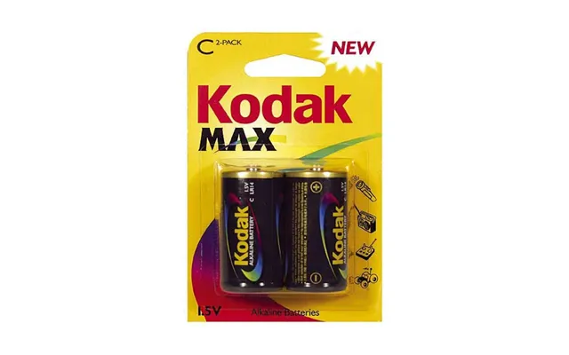 Batterier C Alkaline - Kodak Max Lr14 1,5 V 2 Stk.