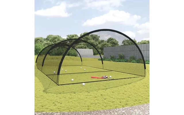 Batting Cage Net Til Baseball 900 X 400 X 250 Cm I Sort Polyester