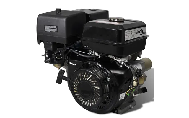 Benzinmotor 15 Hk 11 Kw - Sort, Rekyl- Og Elstart