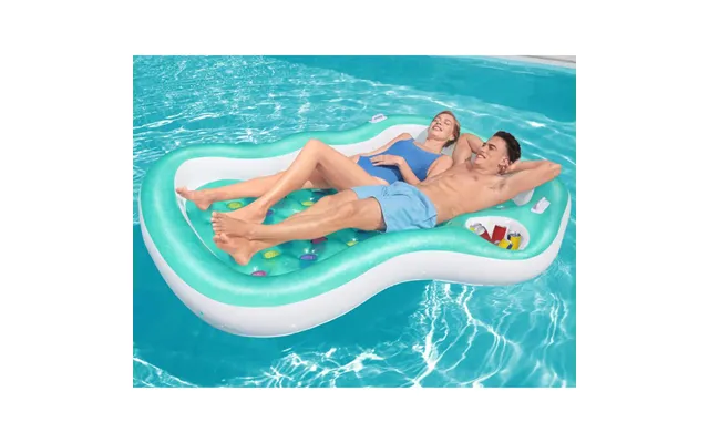 Bestway Double Designer Bademadras Til Pool - 224 × 174 Cm