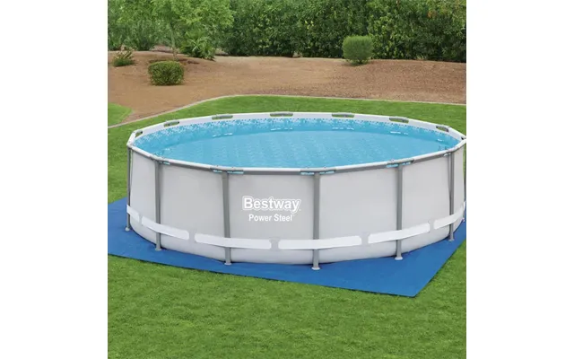 Bestway Flowclear Poolunderlag 488 X 488 Cm - Blå Pe Jorddug