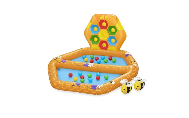 Bestway Pool Med Bolde - Bi Design, 127 × 119 × 61 Cm