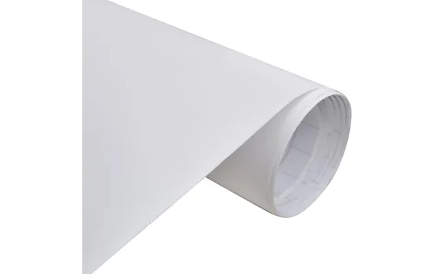 Bilfolie 100×150 Cm - Mat Hvid, Selvklæbende Pvc