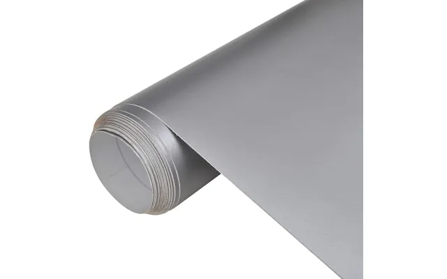 Bilfolie Sæt 2 Stk. - 100×150 Cm 50×150 Cm, Mat Sølv