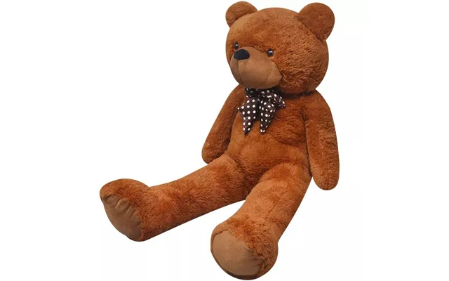 Blød Plysbamse 135 Cm - Brun Teddybjørn