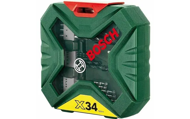 Bor- Og Bitssæt Bosch X-line - 34 Dele
