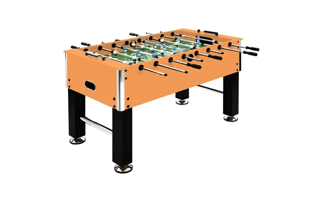 Bordfodboldbord 140 × 74,5 × 87,5 Cm - Mdf Og Stål, Brun Sort