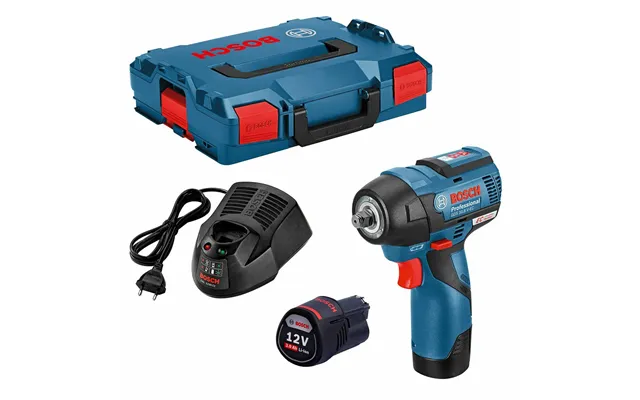 Bosch Professional Gds 12v-115 Slagnøgle - 12 V, 115 Nm, Sæt Med 2 Batterier Og L-boxx