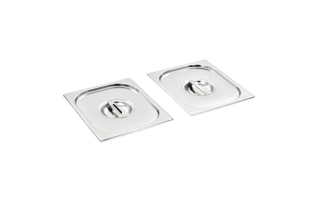 Bradepandelåg Gn 1 2 I Rustfrit Stål - 2 Stk., 325 × 265 Mm