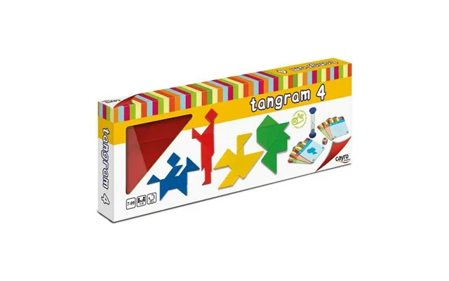Brætspil Tangram - Cayro Færdighedsspil I Træ