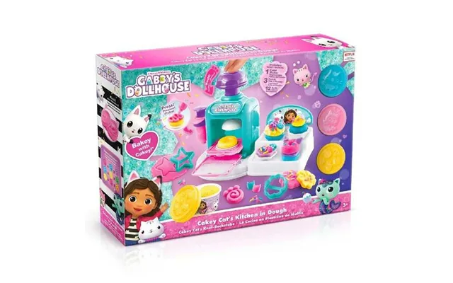 Canal Toys Gabby's Dollhouse - Cakey Cat Køkken Med Modellervoks
