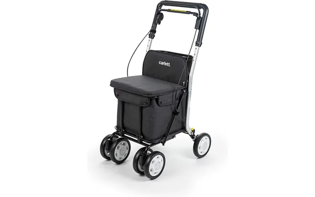 Carlett Comfort Volcano Indkøbstrolley - Sort