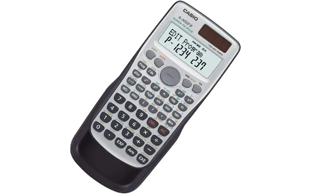 Casio Fx-3650p Ii Lommeregner - Hvid Grå Med Etui