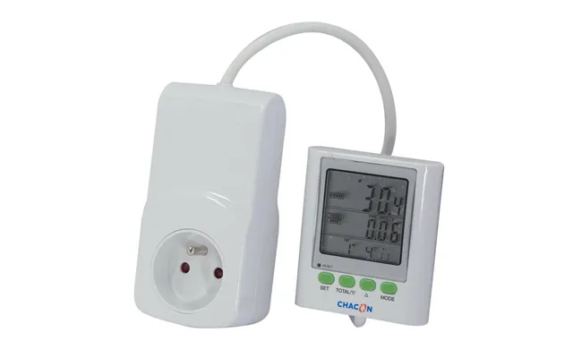 Chacon Ecowatt 650 - Stikdåse Med Forbrugsmåler Og Fjernskærm