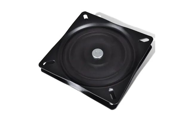Drejelig Sædeplade 160 × 160 × 2,5 Mm - Pulverlakeret Stål