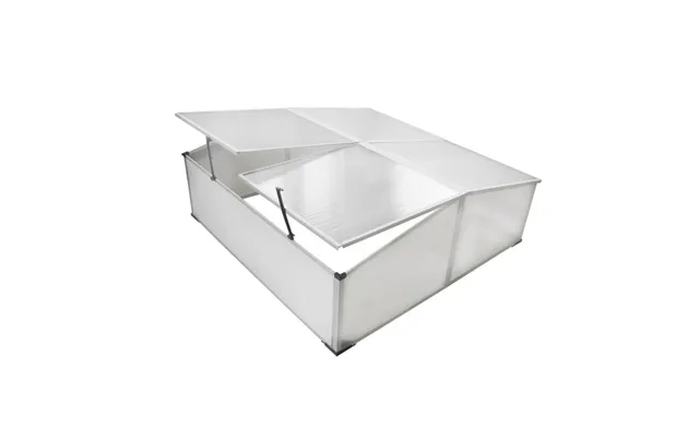 Drivbænk Med 4 Låg - Polykarbonat, 108 × 110 × 41 Cm