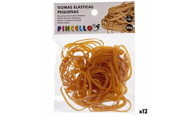 Elastikbånd - Gul, Small 12 Pakker