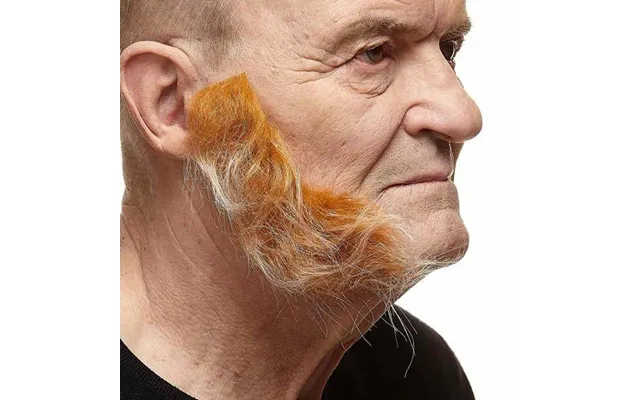 Falske Bakkenbarter - Orange, Størrelse S