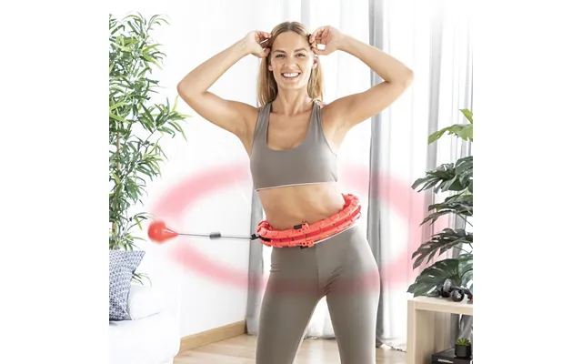 Fittehoop - Justerbar Smart Fitness Hoop Med Vægt