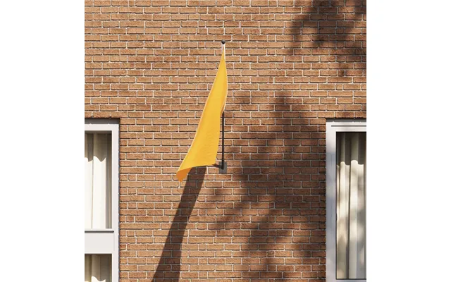 Flagholder Til Væg - Sort Stål, 10,5 × 7,5 × 0,25 Cm