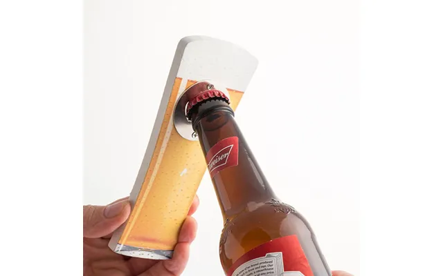 Flaskeåbner Beer Collection - Metal Flaskeåbner Med Ølglas-motiv