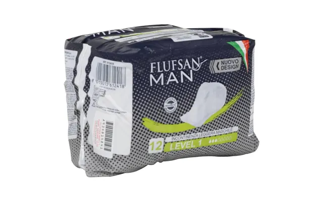 Flufsan Inkontinensbind Til Mænd 96 Stk. Niveau 1
