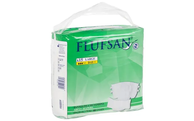 Flufsan Voksenbleer 15 Stk. Str. L