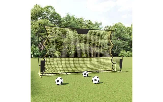 Fodbold-rebounder 183 × 85 × 120 Cm - Sort Gul Træningsnet