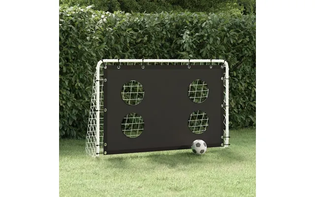 Fodboldmål Til Præcisionstræning 184 × 61 × 122 Cm - Stål, Sort Hvid